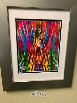 Gal Gadot Wonder Woman Signed PHOTO PSA COA FRAMED PSA/DNA 2020