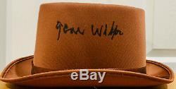 Gene Wilder Signed Willy Wonka Hat Auto PSA DNA COA Witness