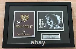 Gene Wilder Signed Young Frankenstein Framed Replica Movie Prop PSA/DNA COA