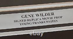 Gene Wilder Signed Young Frankenstein Framed Replica Movie Prop PSA/DNA COA