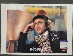 Gene Wilder signed Willy Wonka 16x20 Canvas Photo #2 Autograph PSA/DNA COA