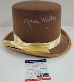 Gene Wilder signed Willy Wonka Chocolate Factory Top Hat Autograph PSA/DNA COA