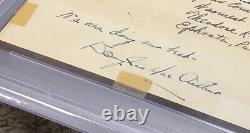 General Douglas MacArthur signed autograph letter With inscription PSA/DNA COA
