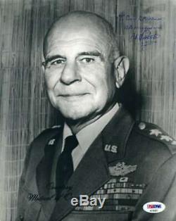 General Jimmy Doolittle Psa Dna Coa Hand Signed 8x10 Photo Autograph