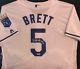 George Brett Autographed Jersey Psa/dna Coa Authentic Mlb Royals Signed Jersey
