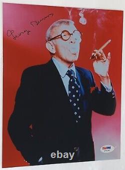 George Burns signed 8x10 photo comedian autographed psa dna coa
