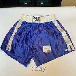 George Foreman Signed Autographed Everlast Boxing Trunks Shorts PSA DNA COA