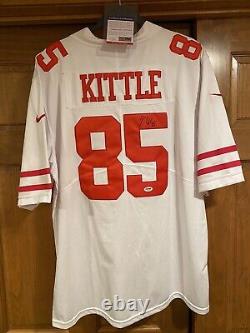 George Kittle Signed Autographed SF 49ers On-Field Nike Jersey PSA/DNA COA Sz-L