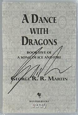 George Rr Martin Signed Game Of Thrones Book Page Author Autograph Psa Dna Coa