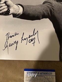 George lazenby Signed 11x14 007 James Bond Photo Pic Auto PSA/DNA COA