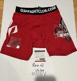 Georges St-Pierre GSP RUSH Autographed UFC Fight Shorts Signed PSA/DNA COA