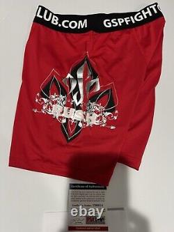 Georges St-Pierre GSP RUSH Autographed UFC Fight Shorts Signed PSA/DNA COA