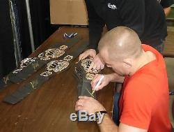 Georges St-Pierre GSP Signed UFC Toy Championship Belt PSA/DNA COA Autograph 100
