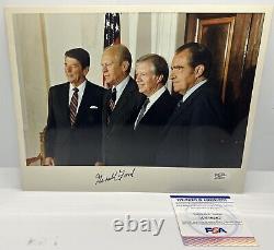Gerald Ford Signed 8x10 Photo Autographed POTUS PSA/DNA COA