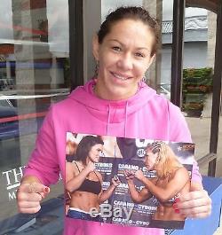 Gina Carano & Cris Cyborg Signed 11x14 Photo PSA/DNA COA StrikeForce UFC Picture