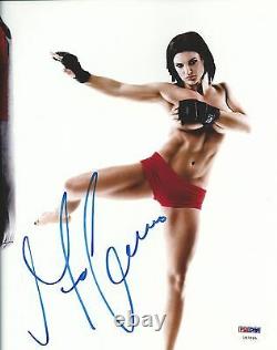 Gina Carano Signed UFC 8x10 Photo PSA/DNA COA Autograph Picture ESPN Topless MMA