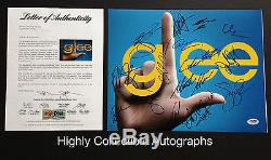 Glee Cast 15 Signed 11x14 Photo Autograph Psa Dna Coa Loa Cory Monteith