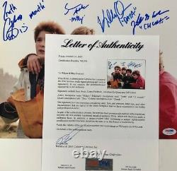 Goonies cast signed 11x14 photo PSA/DNA COA LOA Jeff Cohen Astin Feldman Ke Quan