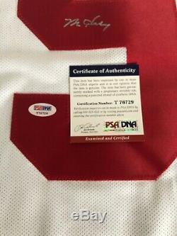 Gordie Howe Autographed White Reebok jersey PSA/DNA COA