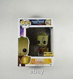 Guardians of the Galaxy Cooper Diesel Funko Pop Signed Autographed PSA/DNA COA