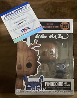 Guillermo del Toro Signed Pinocchio Funko Pop! #1299 PSA/DNA Authentic COA