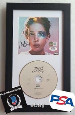 Halsey CD Display Autographed Beckett Bas Coa Psa Signed Music Singer Psa/dna