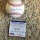 Hank Aaron Signed Autographed Official National League Baseball With Psa Dna Coa