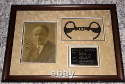 Harry Houdini Signed Rare 1924 Vintage 8x10 Photograph. Psa/dna Full Letter Coa