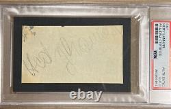 Hedy Lamarr SIGNED CARD SLAB AUTOGRAPH PSA COA PSA/DNA