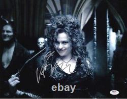 Helena Bonham Carter Harry Potter Autographed Signed 11x14 Photo PSA/DNA COA