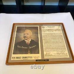 Historic Cap Anson Signed Autographed 1918 Contract PSA DNA COA