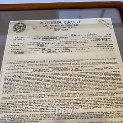 Historic Cap Anson Signed Autographed 1918 Contract PSA DNA COA