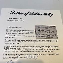 Historic Cap Anson Signed Autographed 1918 Contract PSA DNA COA