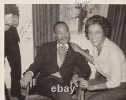 Historical Martin Luther King Signed 1964 Nobel Prize Photo 1/1 Rare Psa/dna Coa