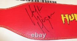 Hulk Hogan Signed Official Hulkamania Weight Belt PSA/DNA COA WWE WWF Knows Best