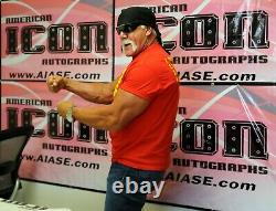 Hulk Hogan & Zeus Signed WWE No Holds Barred 16x20 Photo PSA/DNA COA Tiny Lister