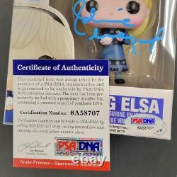 Idina Menzel signed Disney Frozen Young Elsa Funko Pop! Autograph PSA/DNA COA