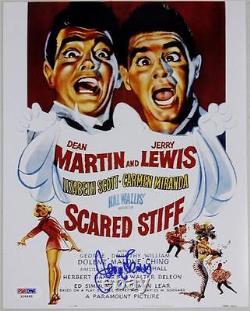 JERRY LEWIS Signed SCARED STIFF 8x10 Photo PSA/DNA COA Auto AUTOGRAPH (A)