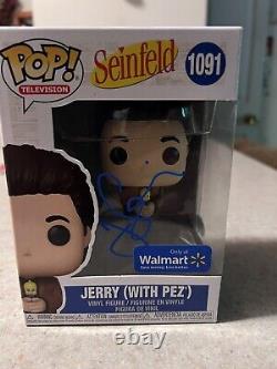 JERRY SEINFELD Signed FUNKO POP PSA / DNA COA #1091 with Pez Autograph