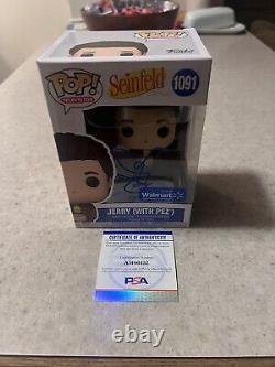 JERRY SEINFELD Signed FUNKO POP PSA / DNA COA #1091 with Pez Autograph