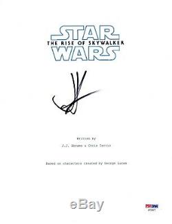JJ Abrams Signed Star Wars THE RISE OF SKYWALKER Movie Script Cover PSA/DNA COA
