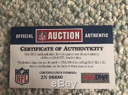 JOSH GORDON Game ISSUED signed Browns PSA/DNA verified free shipping with COA