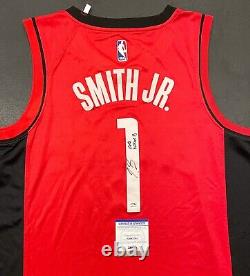 Jabari Smith Jr. Signed Jersey Houston Rockets Auto Go Rockets PSA DNA Coa