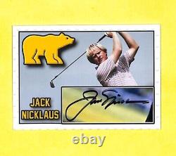 Jack Nicklaus Cut Auto Autograph Custom Card Golf PSA/DNA COA