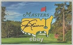 Jack Nicklaus Psa Dna Coa Signed Photo Autograph Masters Flag Logo Photograph