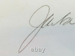 Jackie Robinson PSA/DNA cert #AJ08203 (d. 1972) AUTOGRAPHED 3x5 Index Card