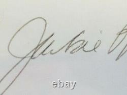 Jackie Robinson PSA/DNA cert #AJ08203 (d. 1972) AUTOGRAPHED 3x5 Index Card