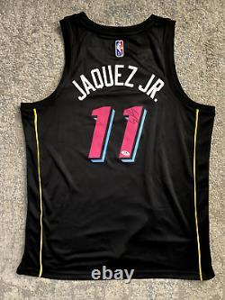 Jaime Jaquez Jr. Signed Autographed Miami Heat Jersey #11 PSA/DNA COA