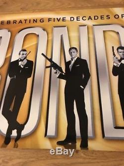 James Bond George Lazenby Poster Signed Autograph PSA PSA/DNA COA