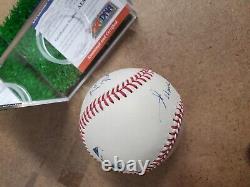 Jamie Farr Signed Baseball MASH MASH PSA/DNA Sticker & COA Toledo Mustangs